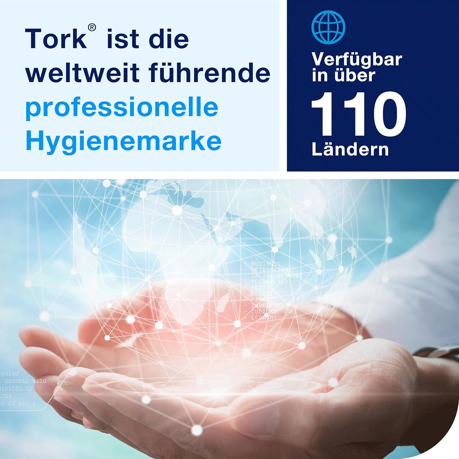 Tork Xpressnap Extra Soft Nature N4 Spenderserviette, Premium, 1/2 x 2-lagig, 21,3 cm x 16,5 cm, 8 × 1.000 Servietten, 12880
