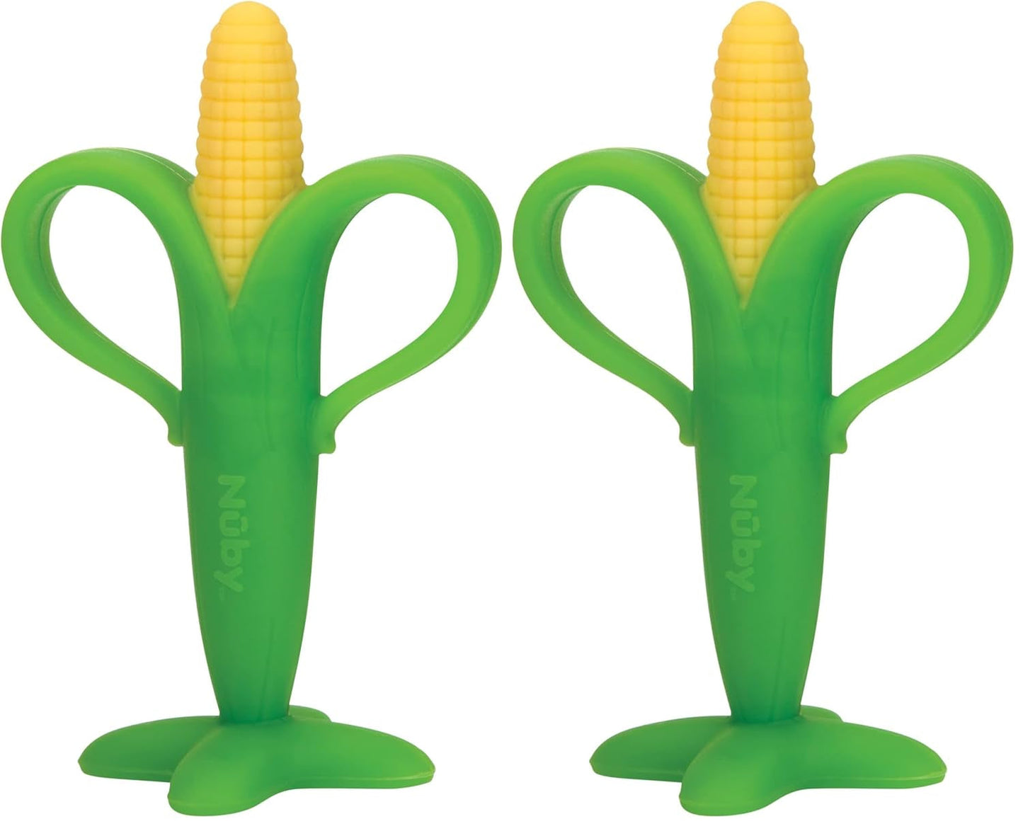 Nuby - Zahnungshilfe für Maiskolben - 3M+, Mehrfarbig