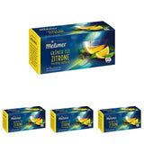 Meßmer Zitronengrüner Tee I 25 Teebeutel I Vegan I Glutenfrei I Laktosefrei (4er Pack)