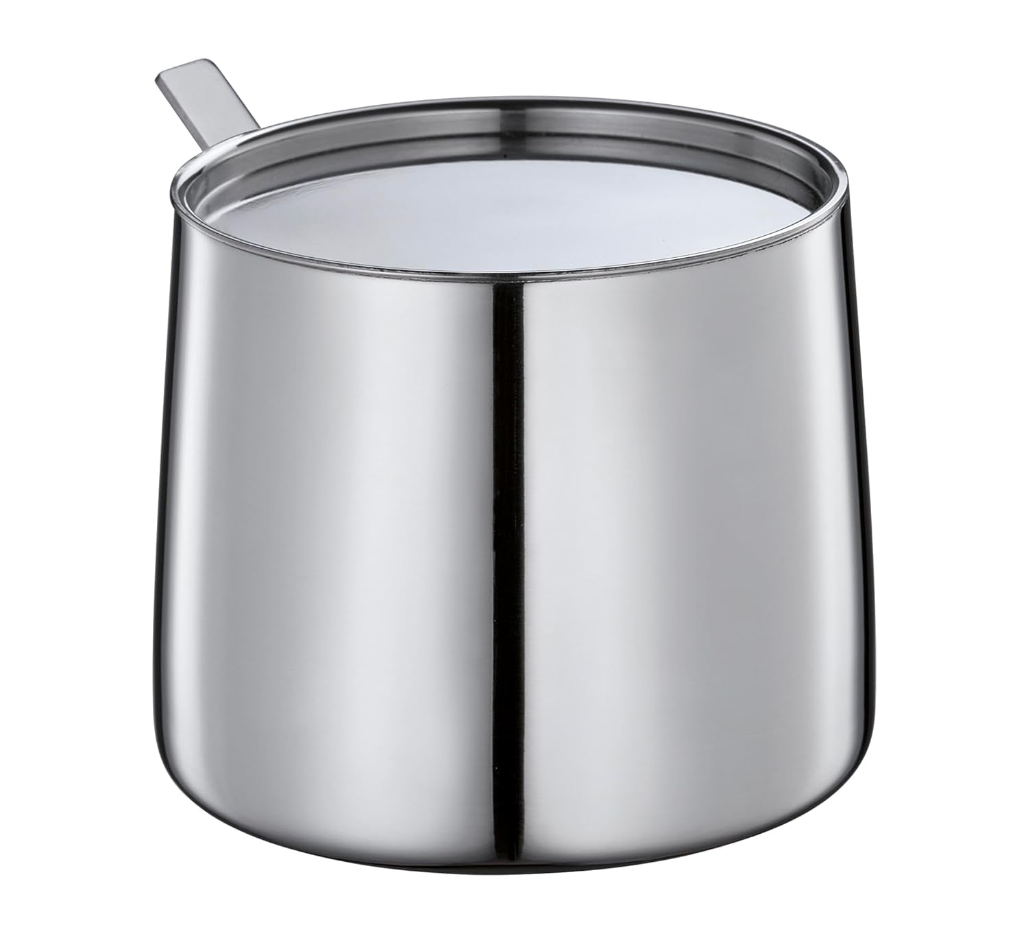 Cilio DELIZIA Zahn und Tasse Milch | Kaffee-Set | Milchbecher und Behälter aus Edelstahl | Stapelbar | Mit Löffel | Portionen: 250 ml Milch und 220 g Zucker