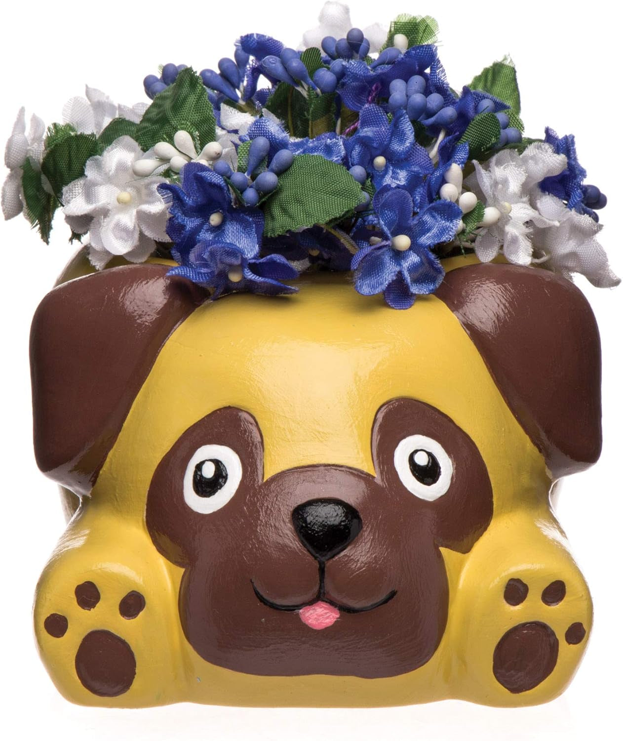 Baker Ross Keramiktöpfe „Mops“ (2 Stück) – für Kinder zum Bemalen, Dekorieren und Verschenken