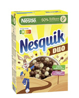 NESTLE Nesquik Duo, Müsli aus dunkler und weißer Schokolade mit Vollkornmehl, Packung mit 7 x 325 Gramm Naty Shop Cereals