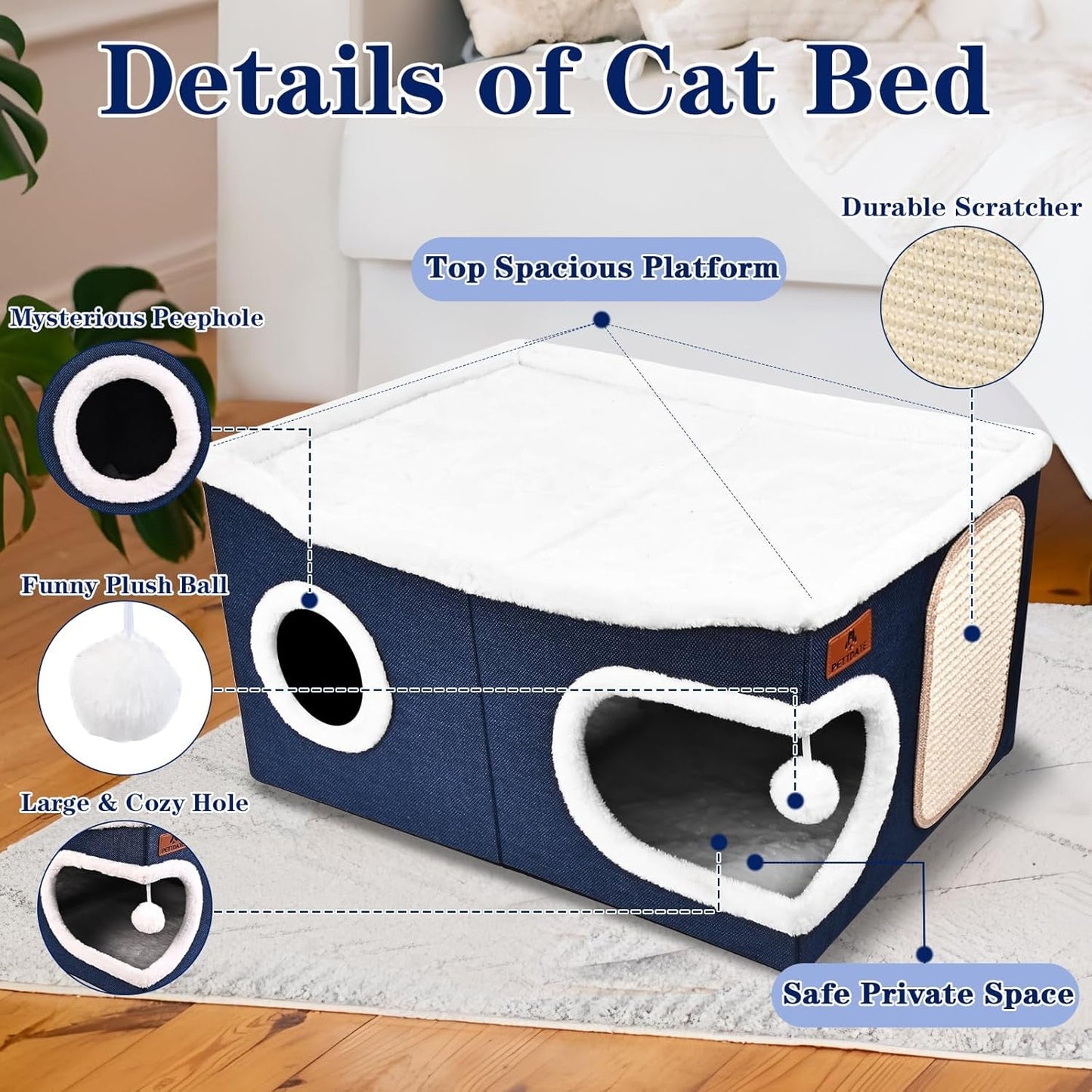 Decken und Möbel, Haustiere, Höhlen und Häuser, Katzen, Betten für Katzen, Katzenbetten, Matratzen