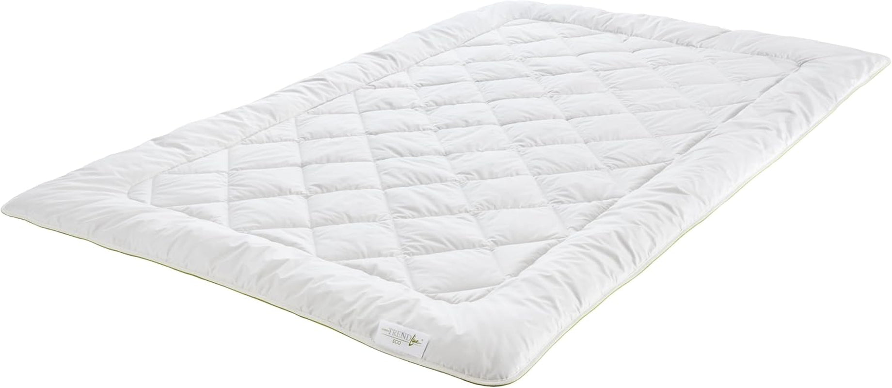Badenia Trendline Eco Quilt Camel Lightweight 155 x 220 cm, weiß, Öko-Tex zertifiziert, hergestellt nach dem deutschen Qualitätsstandard Quilts und Quilts Naty Shop