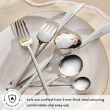 Karaca Focus Elegance, 84-teiliges Besteckset, 12 Personen Kitchen Naty Shop