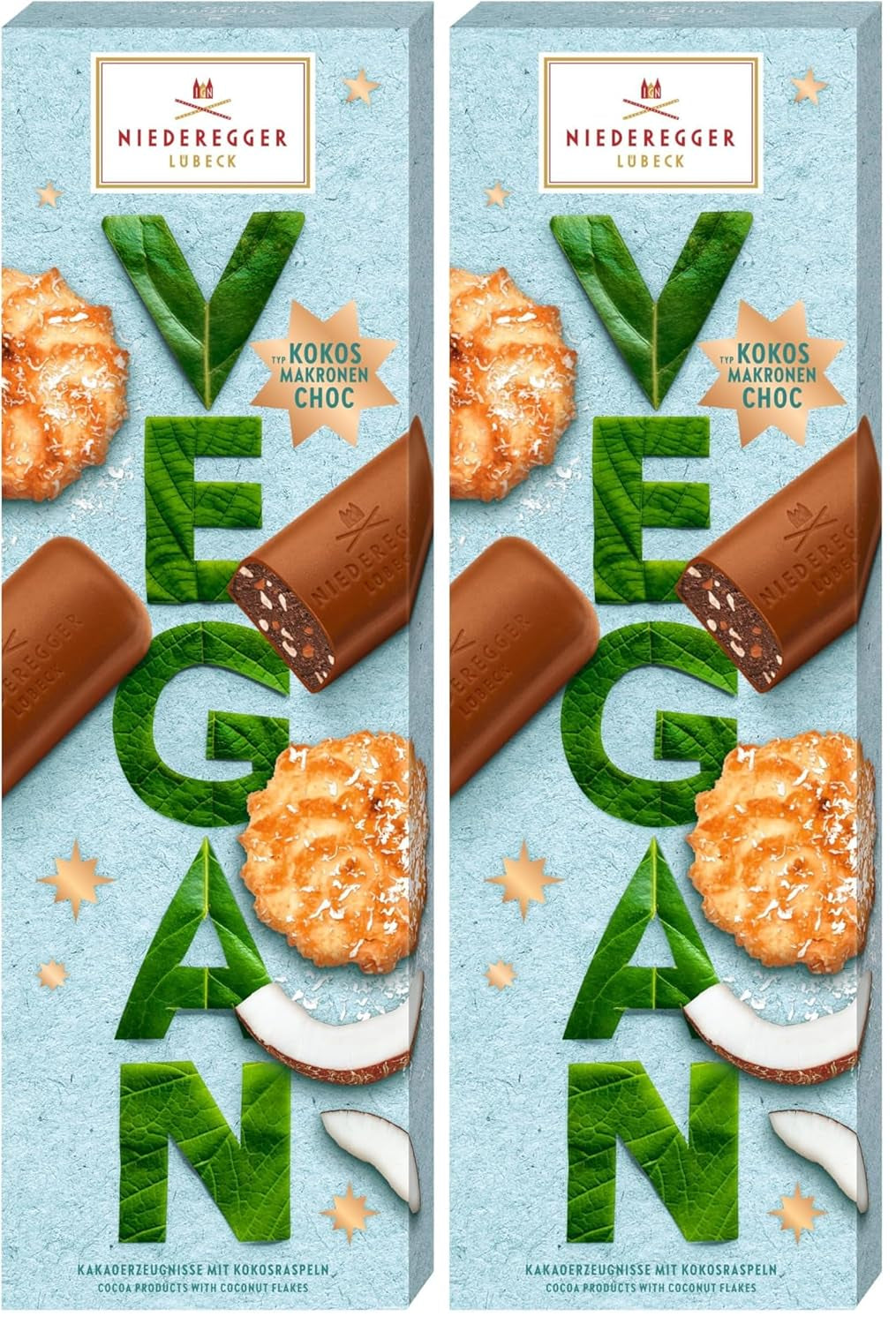Niederegger Kokos-Schoko-Makronen VEGAN 100g