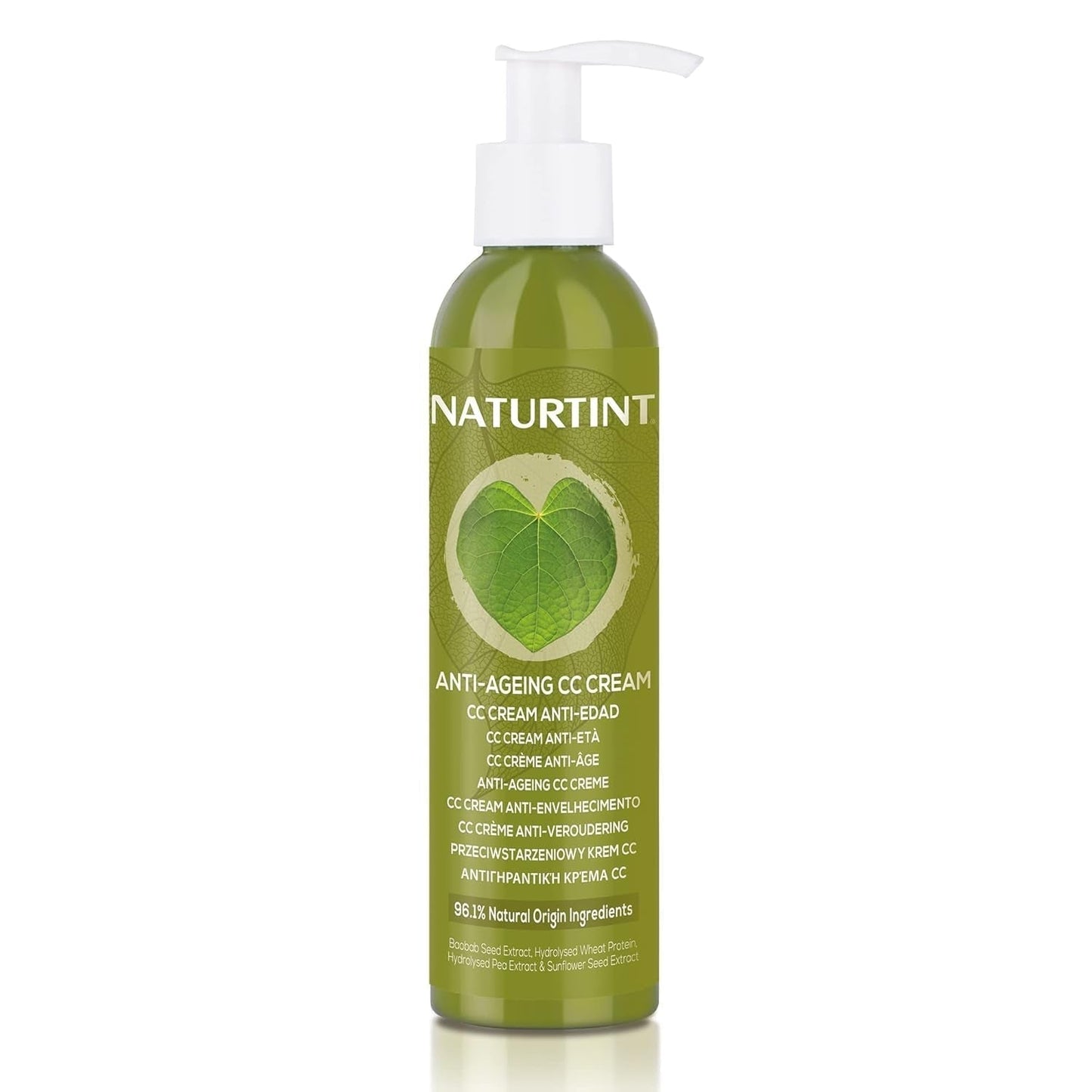 Natürliche Tönung CC-Creme. Haarmaske ohne Ausspülen. Für trockenes und strapaziertes Haar. Repariert und spendet Feuchtigkeit. 96 % natürliche Inhaltsstoffe. 200ml Naty Shop Haarmaske 200 ml (1 Packung)