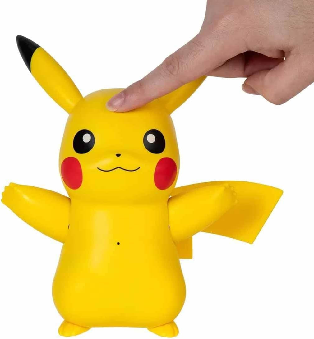 Pokémon PKW3330 – Deluxe My Partner Pikachu, offizielles Pikachu mit Licht, Sound und Bewegung. Actionfiguren Naty Shop