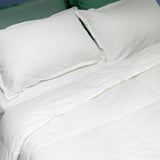 Nottetempo, Gänsedaunendecke, Einzelbett, 205 x 155 x 2 cm, Bianco Bettdecken und Steppdecken Naty Shop