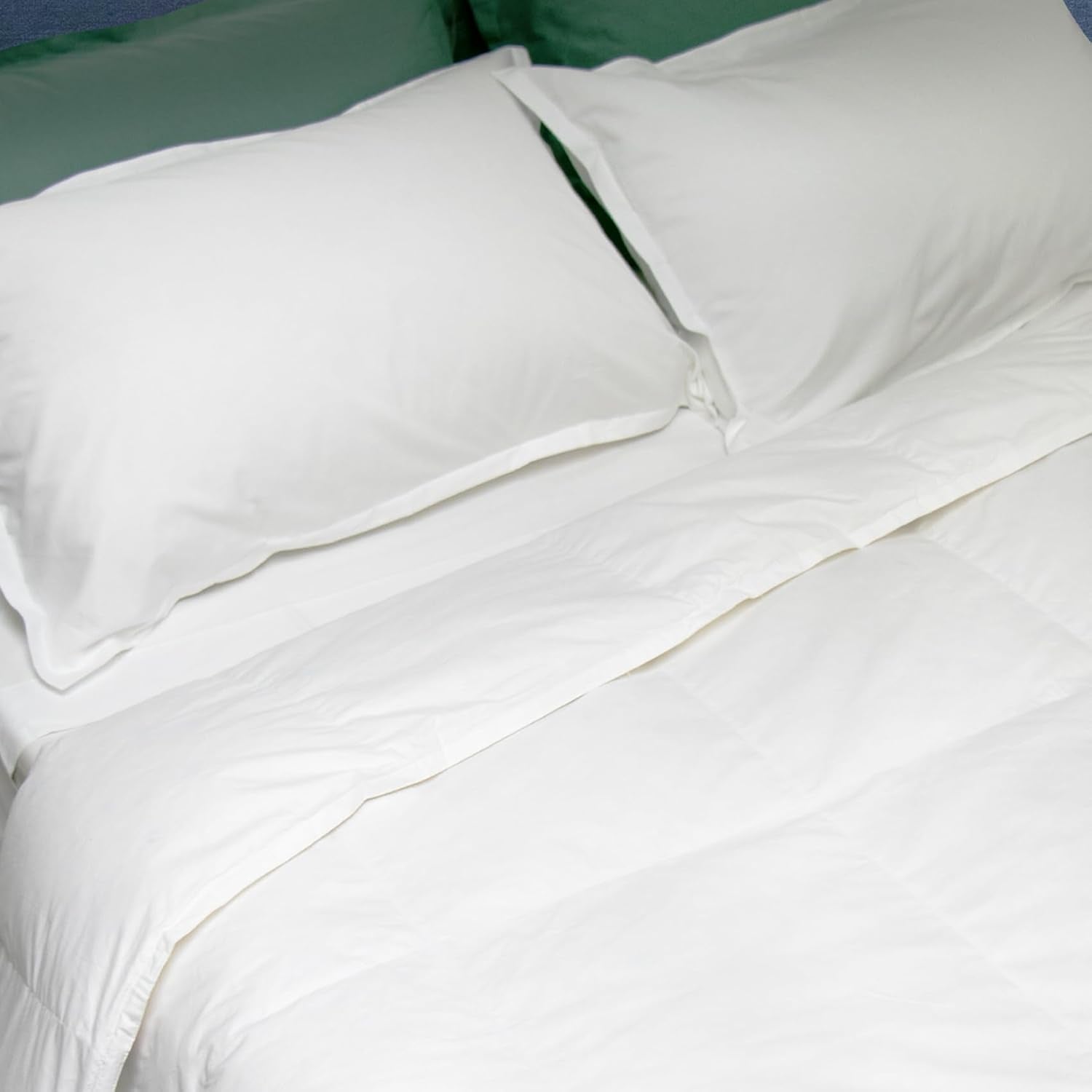 Nottetempo, Gänsedaunendecke, Einzelbett, 205 x 155 x 2 cm, Bianco Bettdecken und Steppdecken Naty Shop
