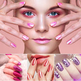 Künstliche Nägel, 500 Stück, natürliche Farbe, künstliche künstliche Nägel, 10 Größen, DIY-Acryl, mit Box, Nagelbürste, Nagelhautschieber, Nagelfeile