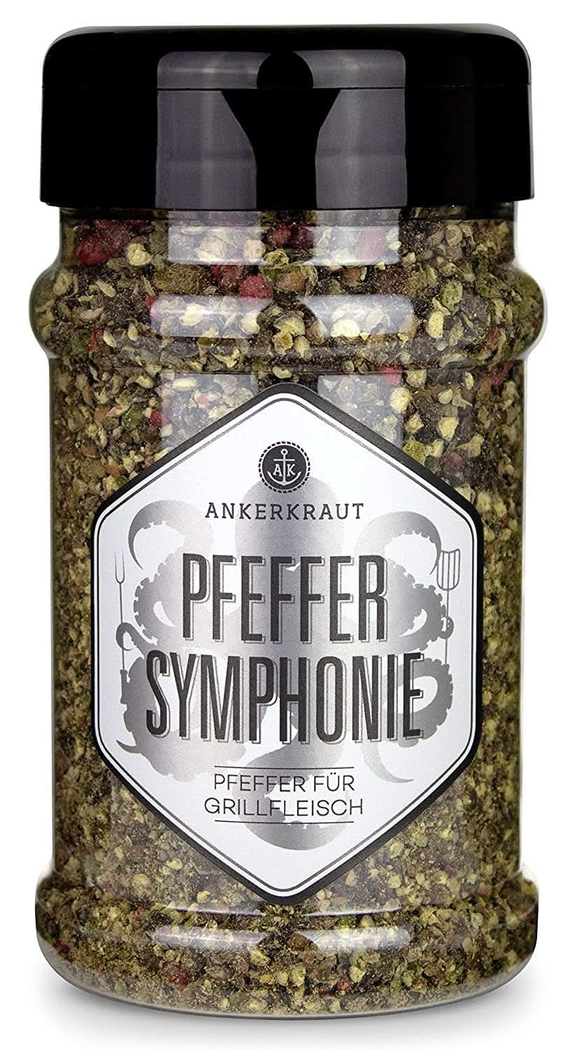 Ankerkraut Symphonie, Pfeffermischung zum Würzen mit Aroma und Geschmack, 140 Gramm Naty Shop Spices Ground 160 Gramm