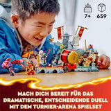 LEGO NINJAGO Tournament Arena Abenteuerspielzeug für Kinder Ninja-Spielset mit 6 Minifiguren Sammlung Bauset Geburtstagsgeschenk für 7-jährige Jungen und Mädchen 71818 Bausets Besuchen Sie den LEGO-Store
