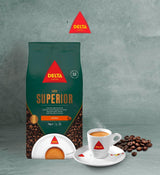Verpackungscharge Delta Superior Kaffeebohnen 1 kg