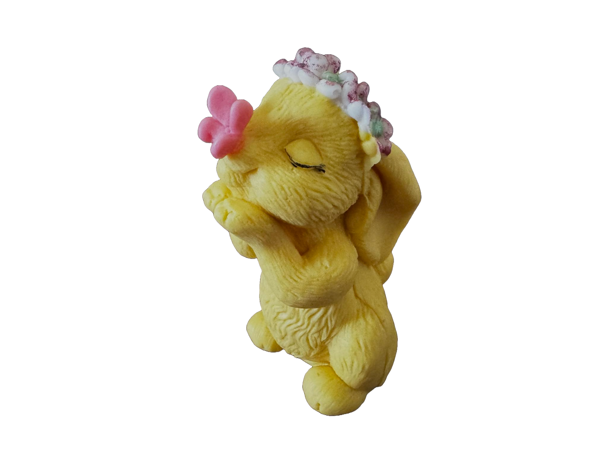 Essbare Dekoration aus Zuckerpaste, Hase mit Schmetterling. Dekorationen von Naty Shop Zuckerpaste