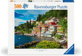 Ravensburger Puzzle 12000201 – Comer See, Italien – 500-teiliges Puzzle für Erwachsene und Kinder ab 10 Jahren, Landschaftspuzzle mit italienischen Motiven Puzzle Naty Shop