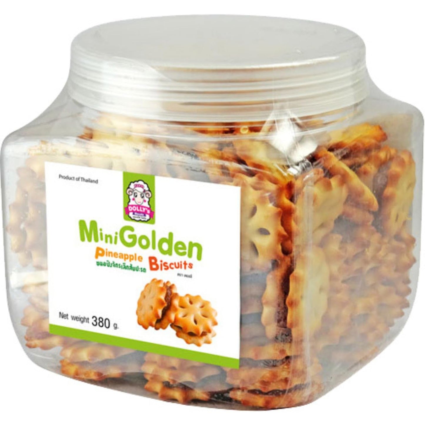 - Minikekse mit goldener Ananas, (1 x 380 g)