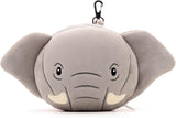 Reisekissen, rund, Plüsch, Elefant und Augenmaske, Unisex, Einheitsgröße, Unisex, Taille Einzigartige Reisekissen Naty Shop