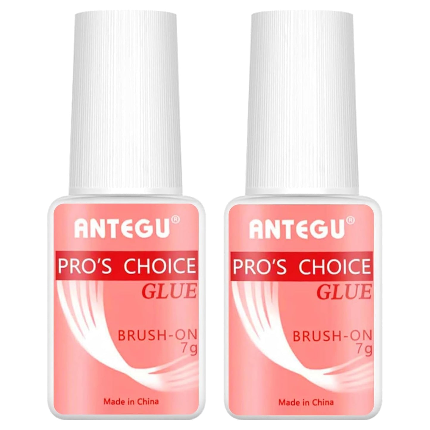 Extra starker Nagelkleber – inklusive Pinsel, 4 x 7 g Nagelverlängerungskleber, Acryl-Spitzenkleber und künstlicher Nagelkleber