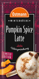 Ostmann Gewürze – Pumpkin Spice Latte Würzmischung, zum Einrühren in Milch mit Kaffee oder Espresso, mit Kürbispulver, 16 g im Beutel (Verpackungsdesign kann abweichen)
