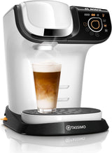 Tassimo My Way Espressomaschine mit 2 Kapseln TAS6502 mit Wasserfilter, 70+ Getränke, Getränkeanpassung, Kaffeevielfalt, einfaches Brühen, 1500 W, Schwarz