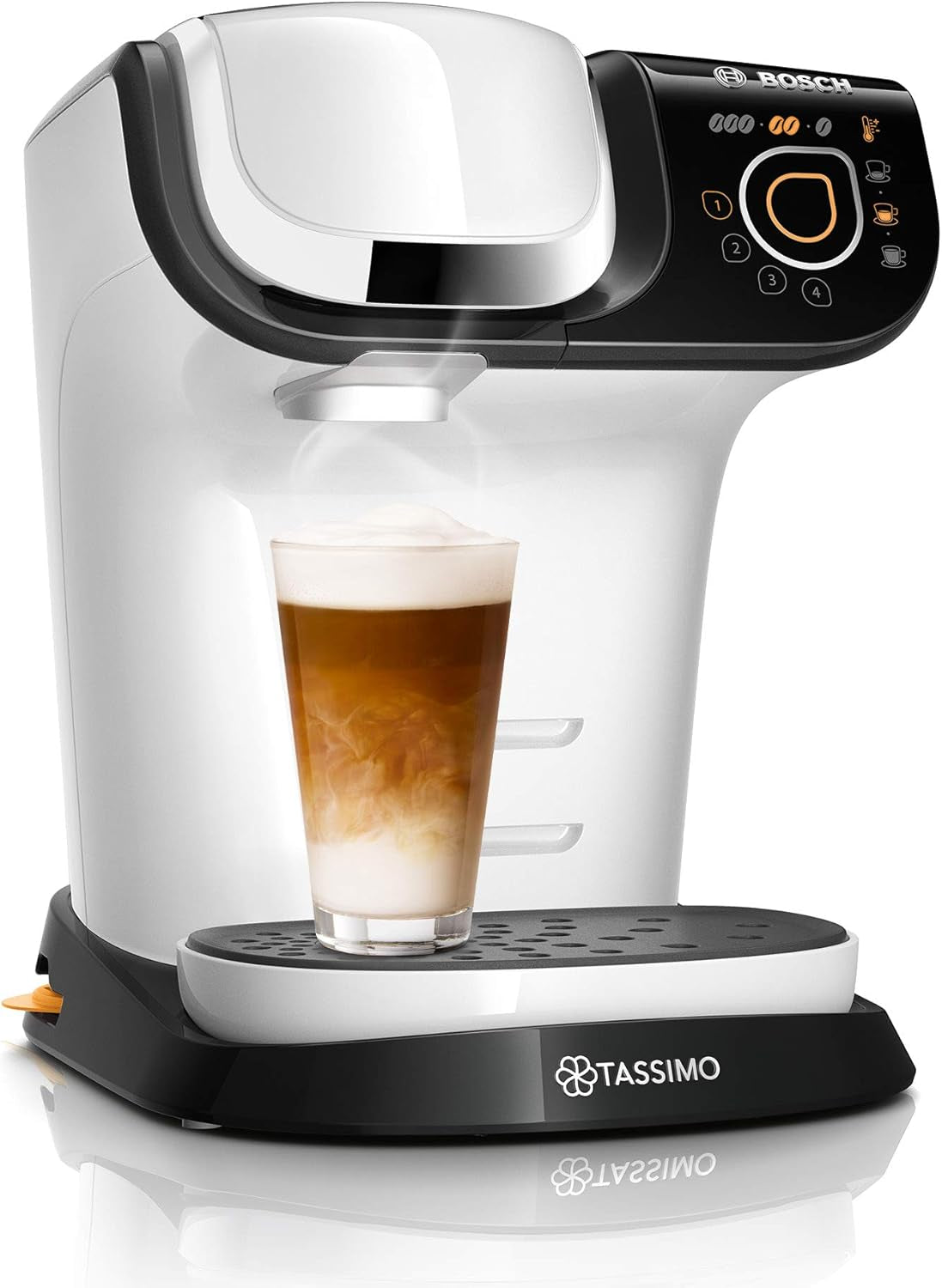 Tassimo My Way Espressomaschine mit 2 Kapseln TAS6502 mit Wasserfilter, 70+ Getränke, Getränkeanpassung, Kaffeevielfalt, einfaches Brühen, 1500 W, Schwarz