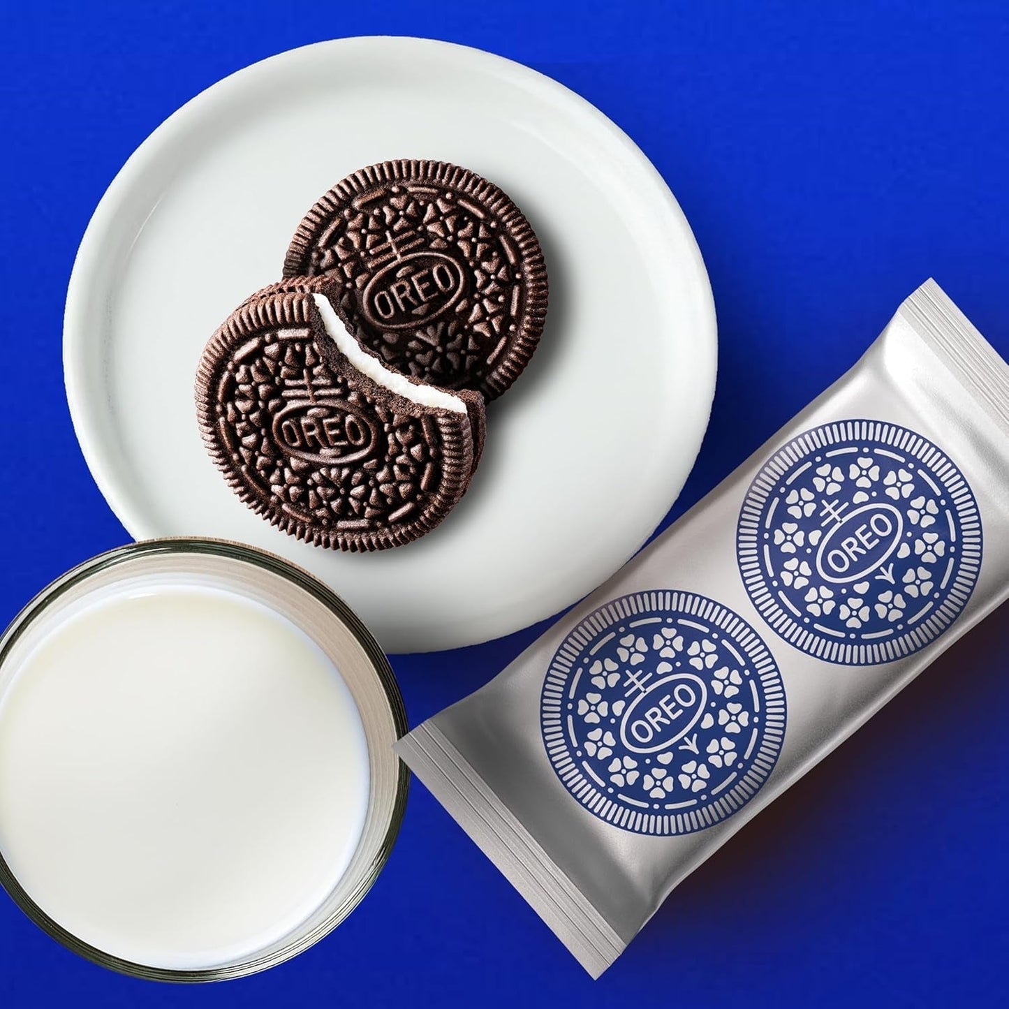 OREO Original – Knusprige Kekse mit Kakao und leckerer Sahnefüllung mit Vanillegeschmack – 32 x 44g