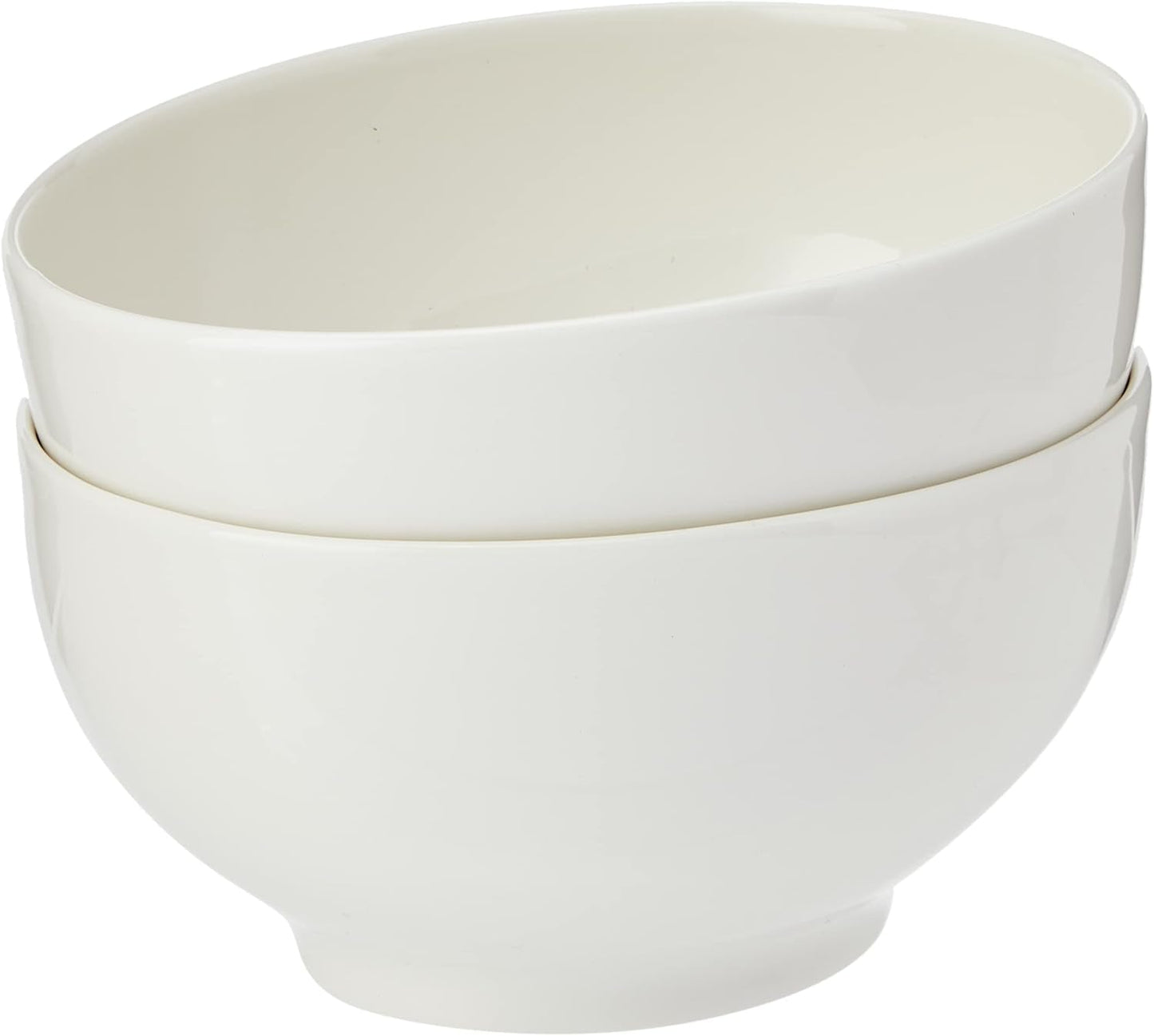 Villeroy & Boch For Me Müslischale 2er-Set, weiß, spülmaschinenfest, mikrowellengeeignet, kleine Schalen für 2, Schüsseln, Müslischalen, Snacks oder Saucen, Teller, Premium-Porzellan