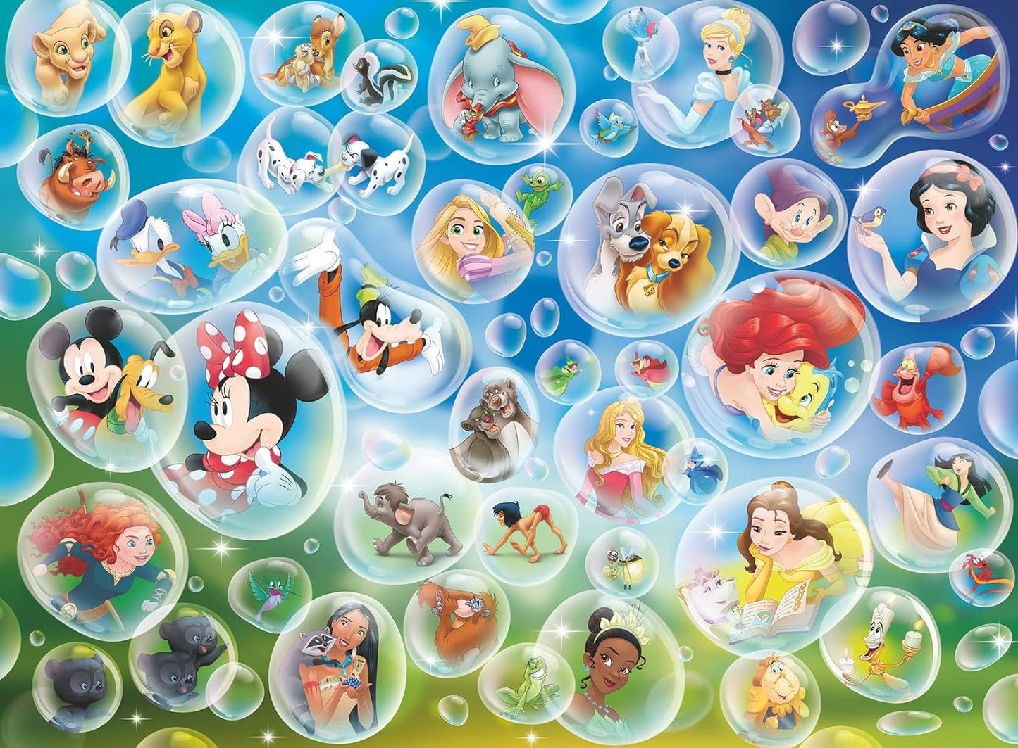 Ravensburger Puzzle 80536 – Disney Soap Bubbles, 300-teiliges Puzzle für Disney-Fans ab 9 Jahren. Puzzle Naty Shop