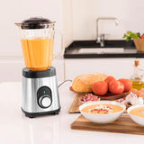 Cecotec Mixer Glas Power Schwarz Titan 1000 INOX. 1000 W, Edelstahlgehäuse, 6-Blatt-Blatt Mit Schwarzer Titanbeschichtung, 1,5-L-Glaskrug, 5 Geschwindigkeiten [Energieeffizienzklasse a +] Kitchen Naty Shop