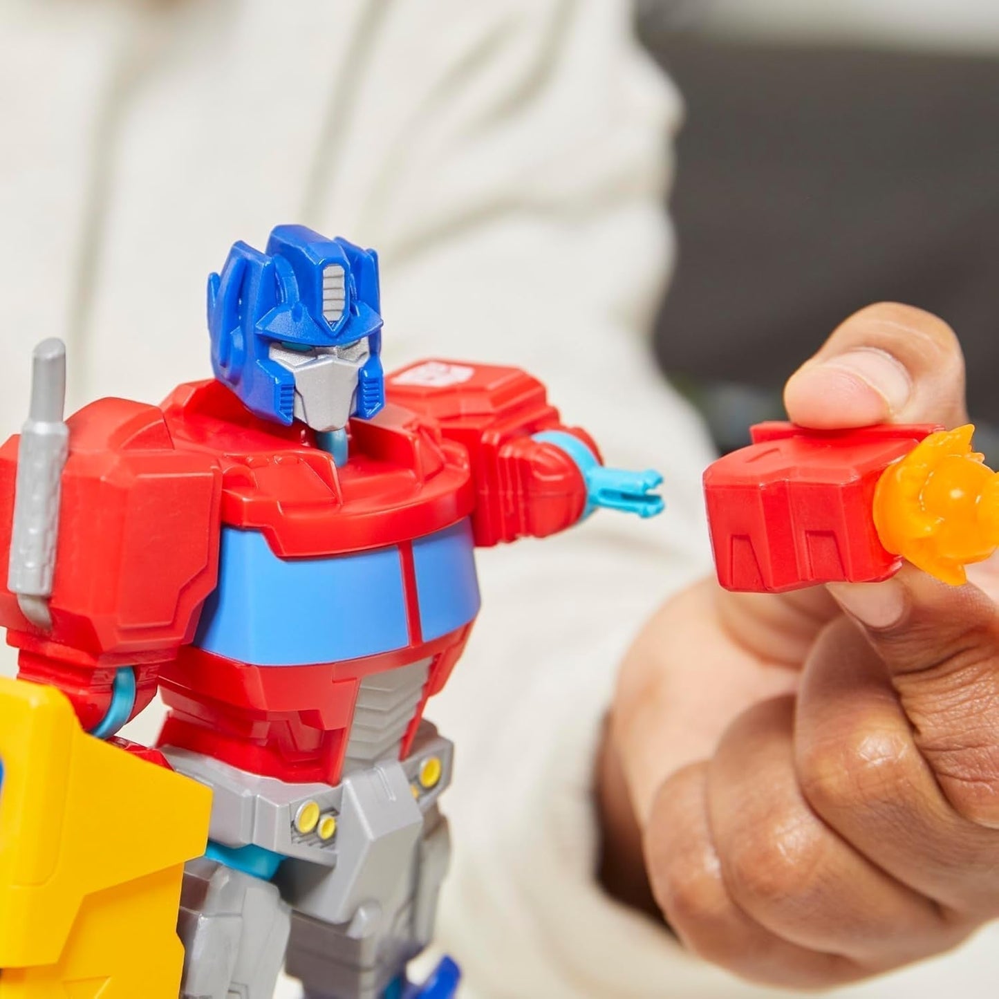 Transformers Mixmashers Optimus Prime Anpassbare Deluxe-Actionfiguren und Zubehör Actionfiguren Naty Shop
