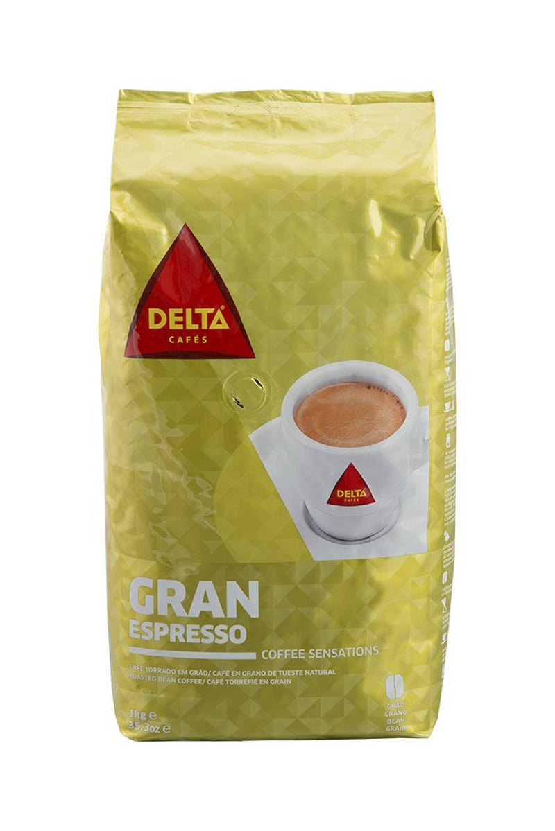 Delta Gran Espresso - Portugiesischer gemahlener Kaffee, 1 Packung (1 x 1 kg)