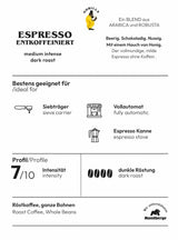 Espresso GORILLA 1000g entkoffeiniert, ganze Bohnen