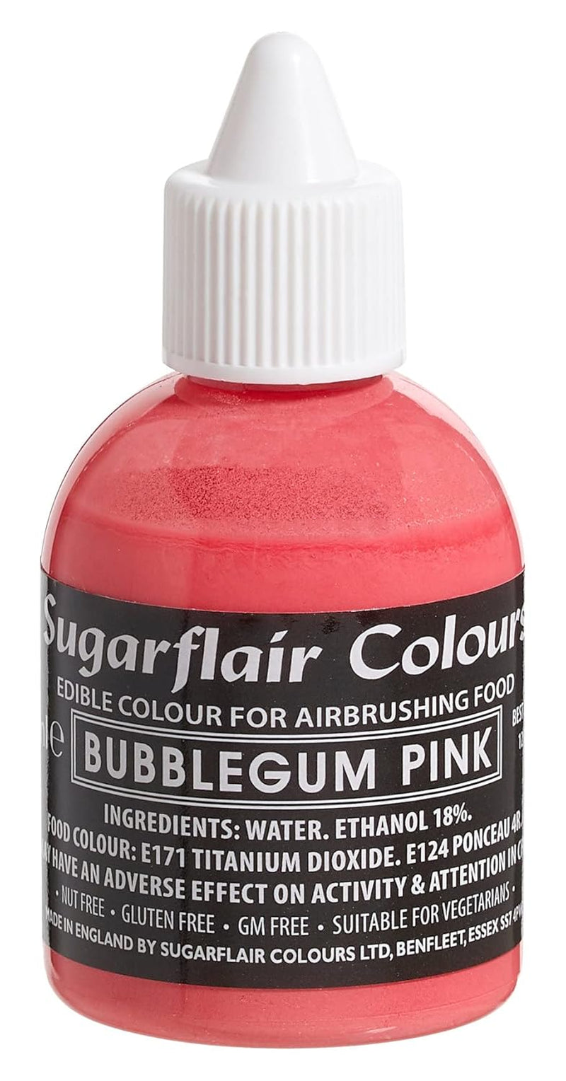 Tiefrote Lebensmittelfarbe von Sugarflair – essbare flüssige Lebensmittelfarbe, Airbrush-Farbe für Kuchen, Muffins, Zuckerguss und Kuchendekorationen – 60 ml