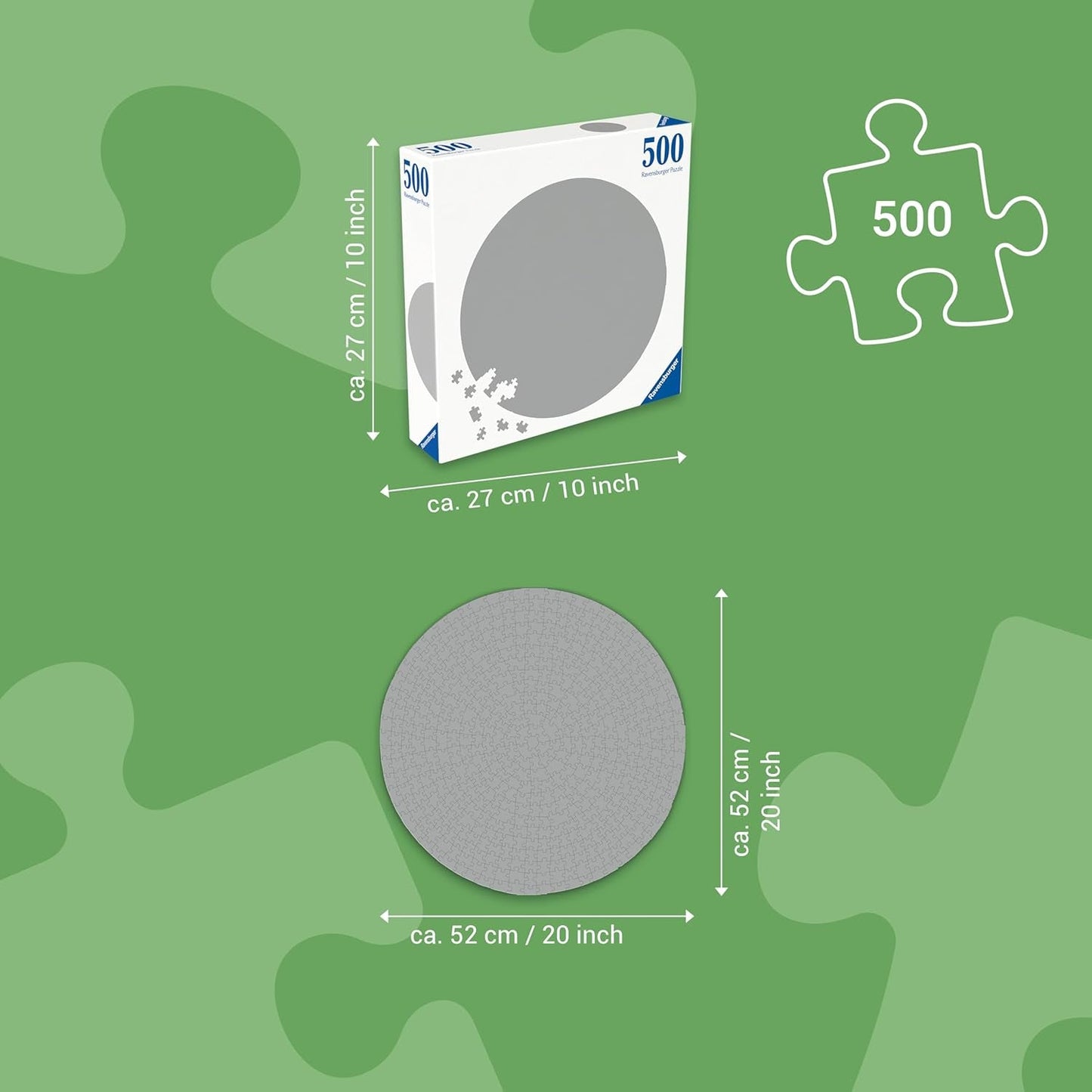 Ravensburger Puzzle 17172 Farbkreis - Tiere 500 Teile Puzzle Naty Shop