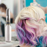 Haarfärbestift – Temporäre Haarfärbekreide, ungiftig, waschbar, Kamm für Mädchen, Haar-Mascara, Haarfarben-Set, Weiß, Naty Shop Haarfärbemittel