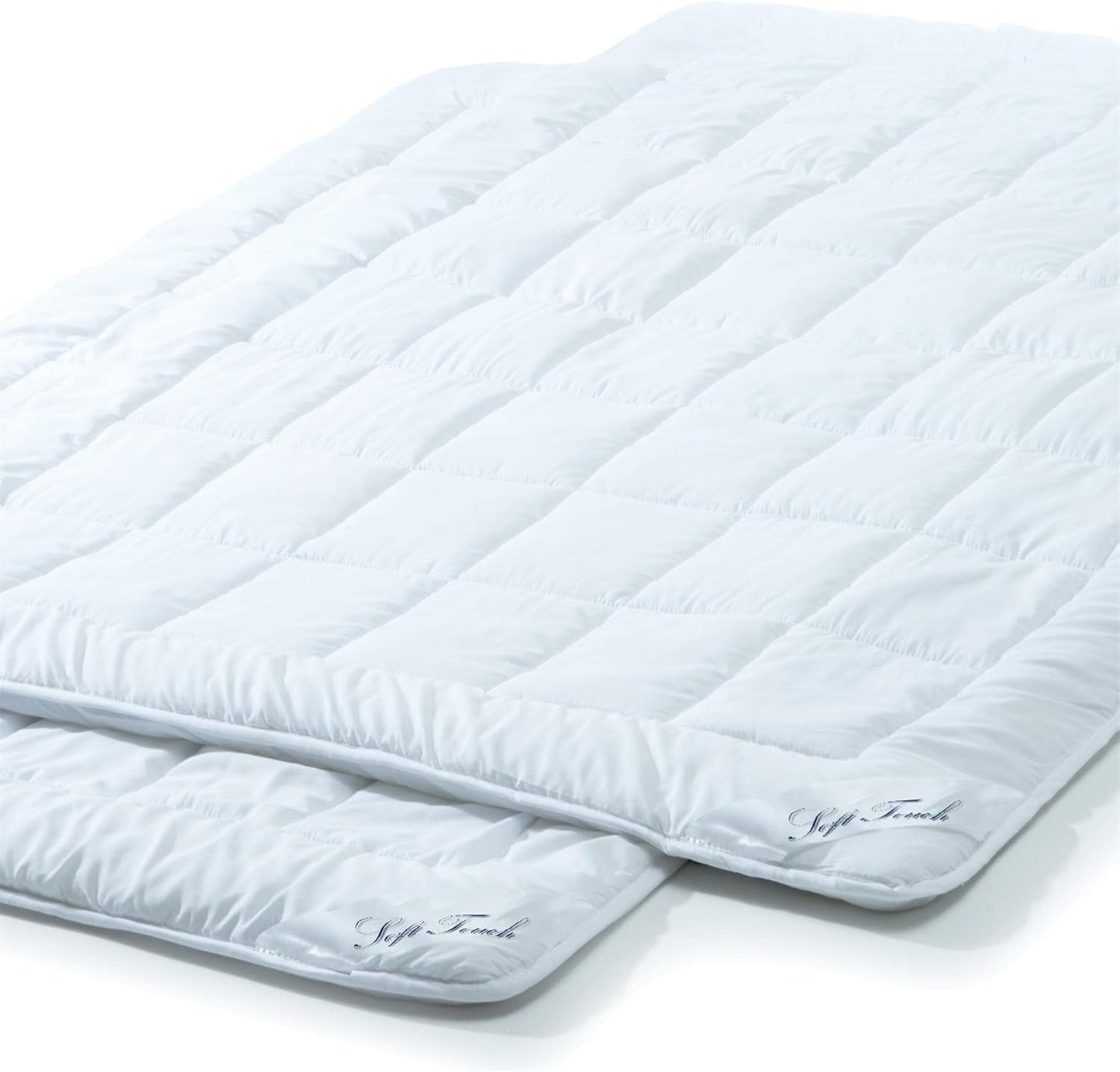 Aqua-Textil Soft-Touch-Set für Kinder, Bettdecke 100 x 135 cm, 250 g und 350 g, mit Kissen 40 x 60 cm, 150 g, Bettdecke 4 Jahreszeiten, Klimakontrolle, Öko-Tex, Bettdecken und Steppdecken, Naty Shop, 2 x 135 x 200 cm, Sommer