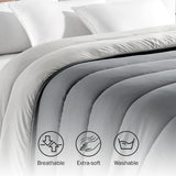 Pikolin Home - Wendedecke 300 G - Zweifarbige nordische Füllung - Für Bett 105 - bequem, warm, atmungsaktiv, grün, 180 x 260 cm Steppdecken und Steppdecken Naty Shop
