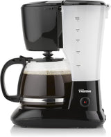 Tristar 1,25 l Kaffeemaschine – für 10–12 Tassen, auch für Camping geeignet, CM-1245, Schwarz