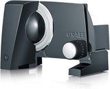 GRAEF Sliced Kitchen S10002, Universalschneider Rasnite und Allesschneider Naty Shop Black