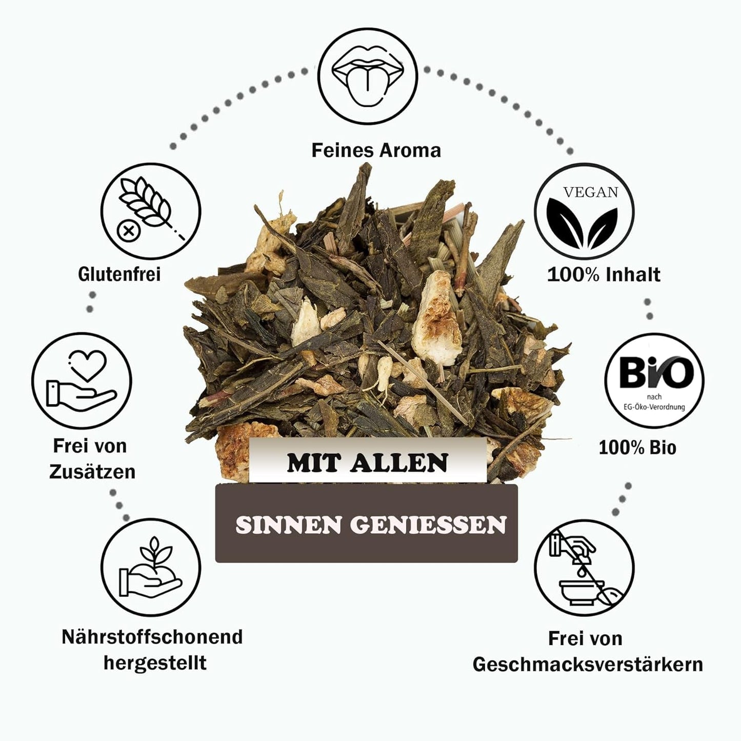 YC Yang Chai Sencha Grüner Tee BIO 250G – Japanischer loser Tee mit Bergamotte-Geschmack – Original japanischer Grüntee „Sencha Dynasty“ aus kontrolliert biologischem Anbau