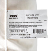 DODO OFM60 Ergonomisches Latexkissen, 60 x 60 cm, weiß Naty Shop Standardkissen