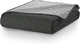 Decoking Tagesdecke 200 x 220 cm Graphit Anthrazit Silbergrau Zweiseitige Tagesdecke pflegeleicht Axel Beds and Blankets Besuchen Sie den DecoKing-Store