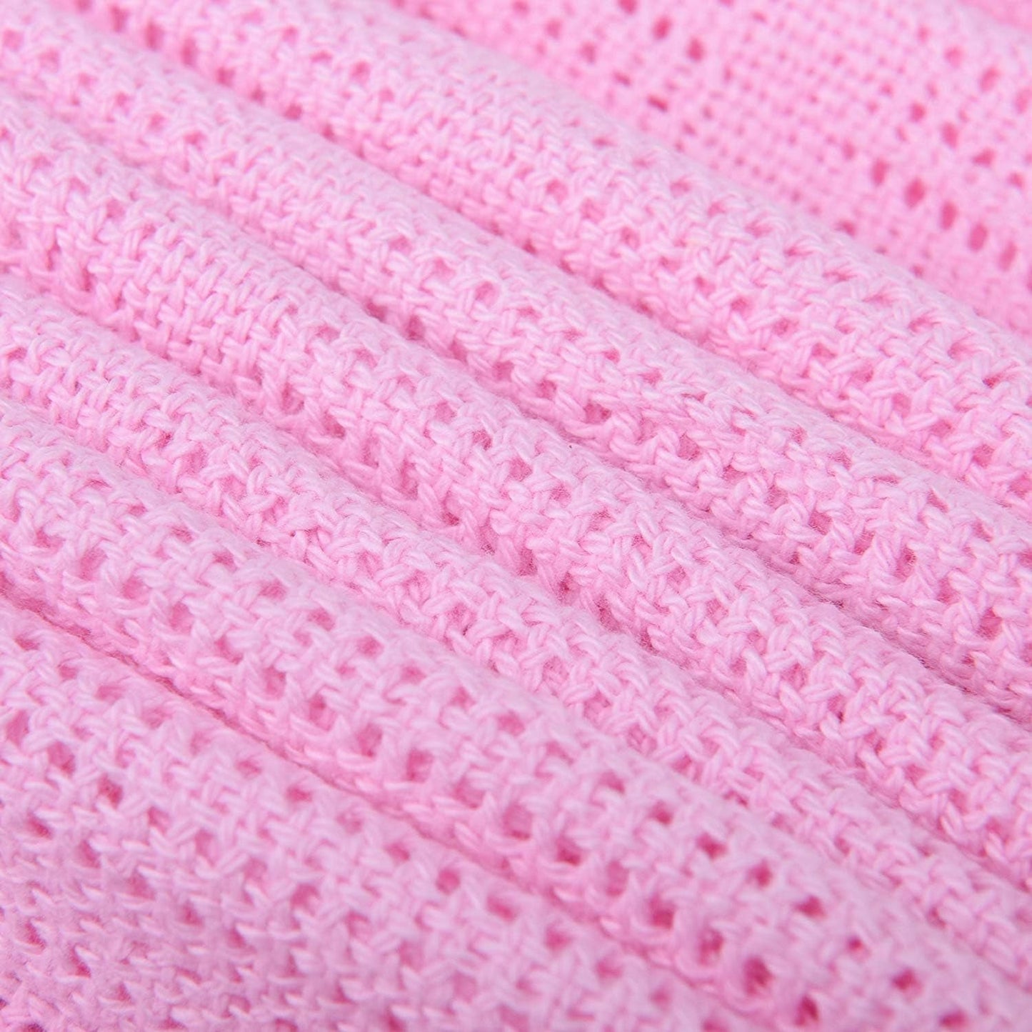 Family Bedding Rosa Zellstoffdecke für Doppelbett, Baumwolle, große Tagesdecke, wendbar, leicht, thermisch, weich, traditionelle Zellstoffdecke, 230 x 230 cm. Steppdecken und Steppdecken Naty Shop