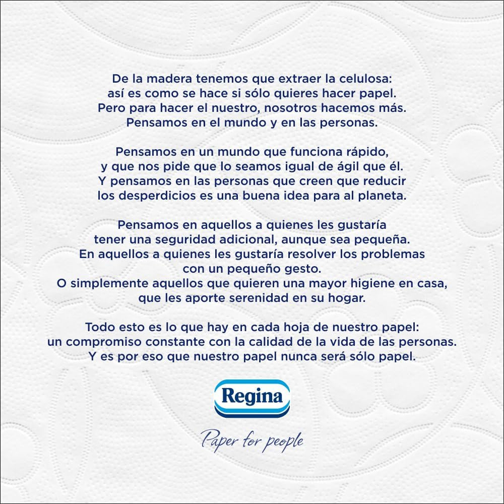 Regina Toilettenpapier aus weichem Bambus, 40 Rollen, 3 Schichten, 160 Blatt, natürliche Weichheit für Ihre Haut, Toilettenpapier aus Bambusfaser, Papierverpackung, FSC-Zertifikat