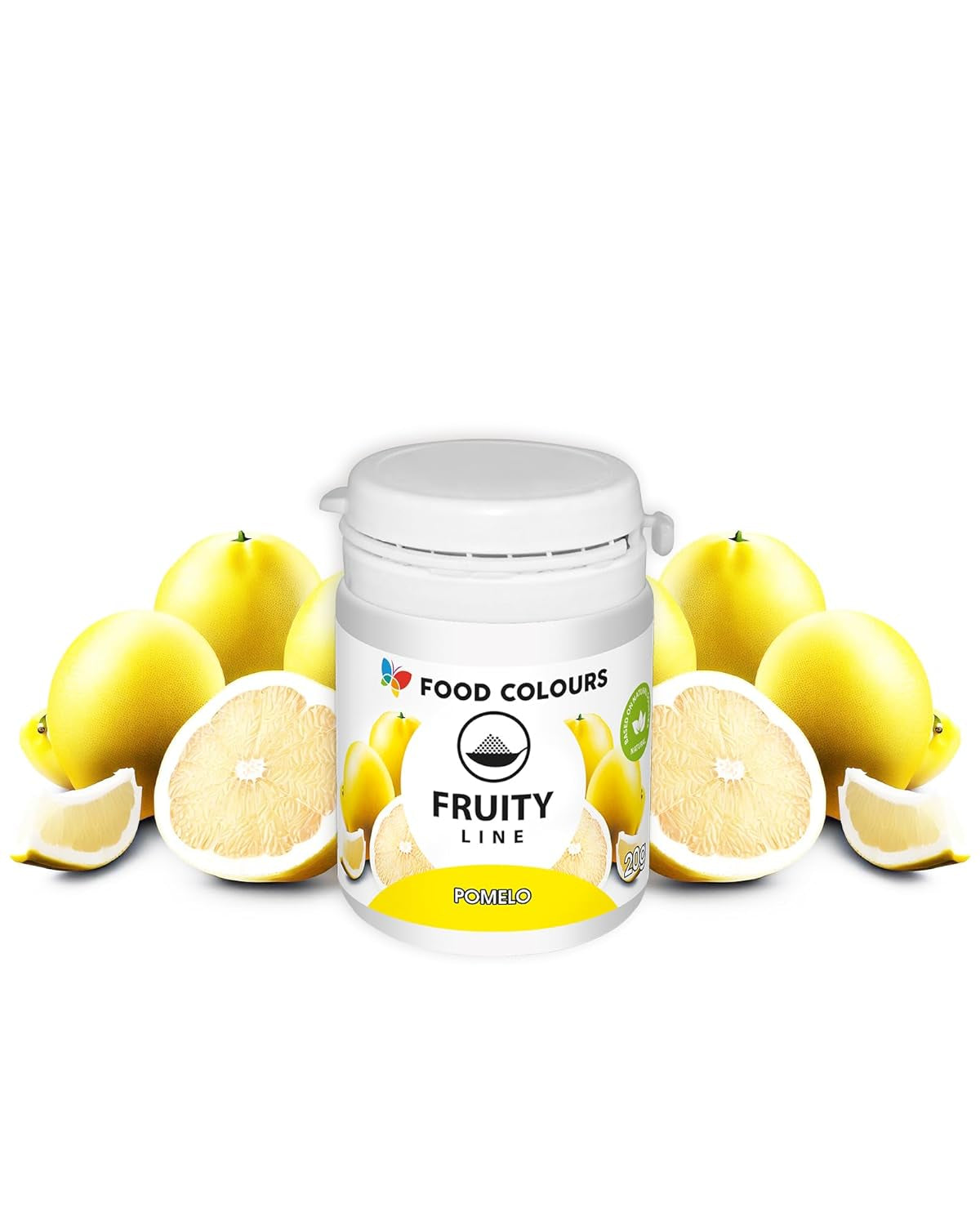 Lebensmittelfarbpulver, natürliche Farbe, Fruity Line BLUEBERRY, 20 g, natürliches Farbpulver für Cremes, Zuckerguss, Biskuitteig in Pulverform, Lebensmittelfarbe für Getränke, Gelees