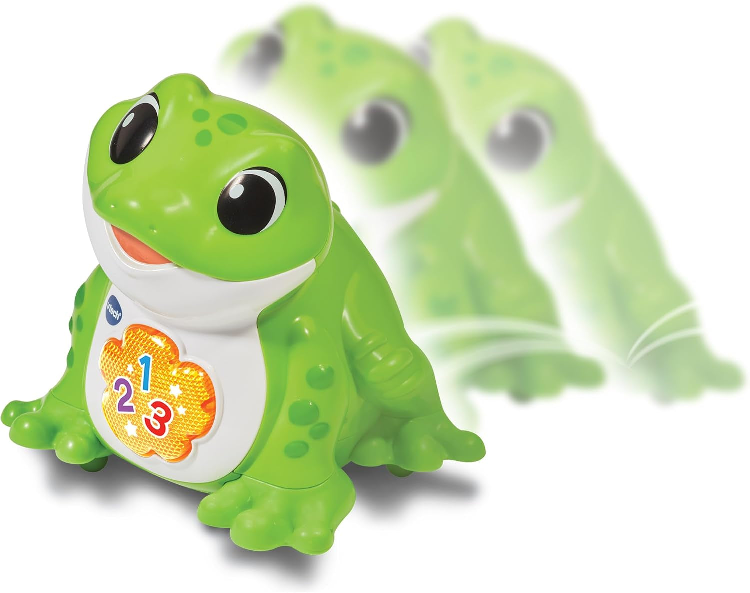 Vtech Baby Jumping Frog – Sprechender Springfrosch mit 3 Liedern und 12 Liedern – Für Kinder im Alter von 12–36 Monaten. Babyspielzeug Naty Shop