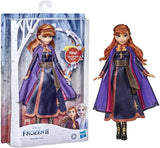 Disney Frozen 2 Frozen Anna Musik singende Puppe in lila Kleid, Spielzeug für 3 Jahre und älter 57237830 Mehrfarbig