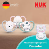 NUK Perfect Match Luftschnuller für Babys | 6-18 Monate | Kieferorthopädische Schnuller, die die Luftzirkulation fördern und durch Speichel verursachte Hautausschläge verhindern | 95 % Akzeptanz bei Babys** | Disney Winnie Puuh | 2 Stück