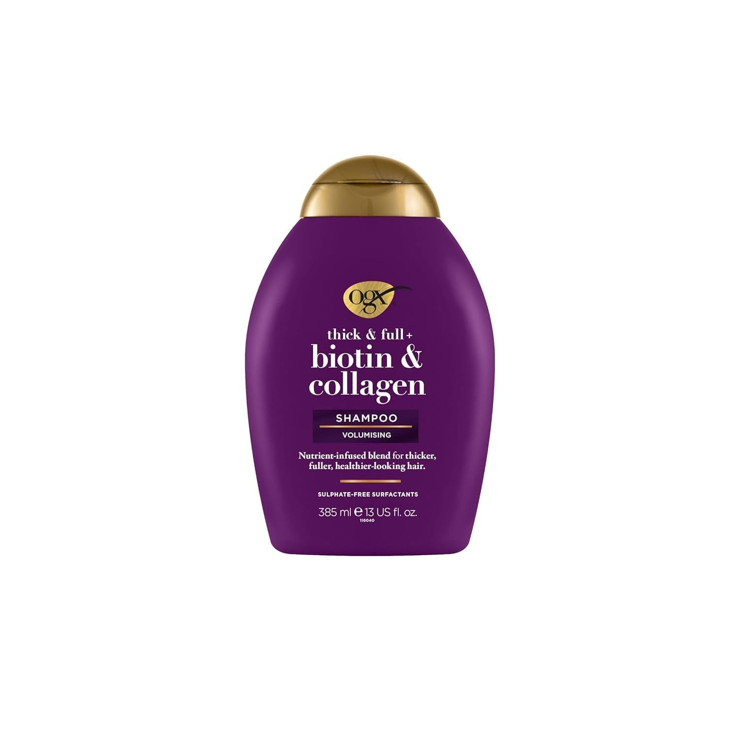 OGX Biotin & Collagen Shampoo (385 ml), Haarstärkendes Shampoo für feines und dünnes Haar. Dusche und Bad OGX 385 ml